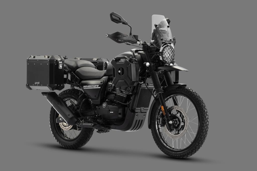 Yezdi Adventure Black Tornado