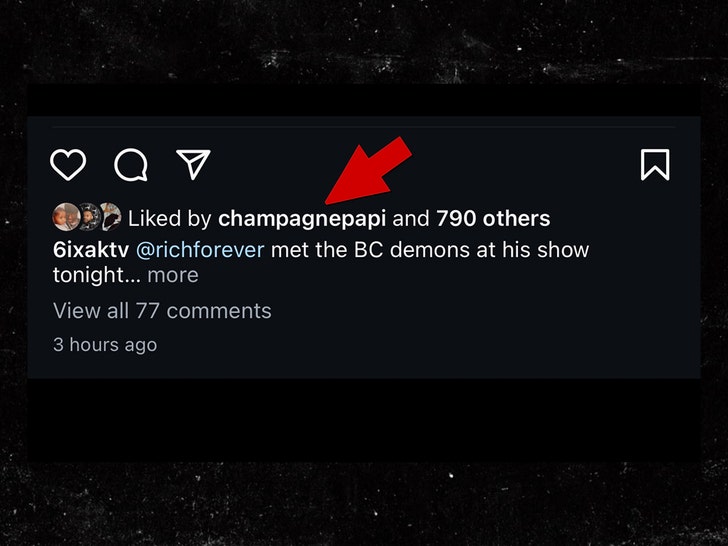 Drake Likes Post About Rick Ross Fight