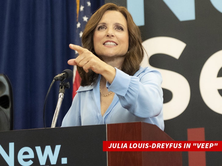 Julia Louis-Dreyfus in "vice president" sub