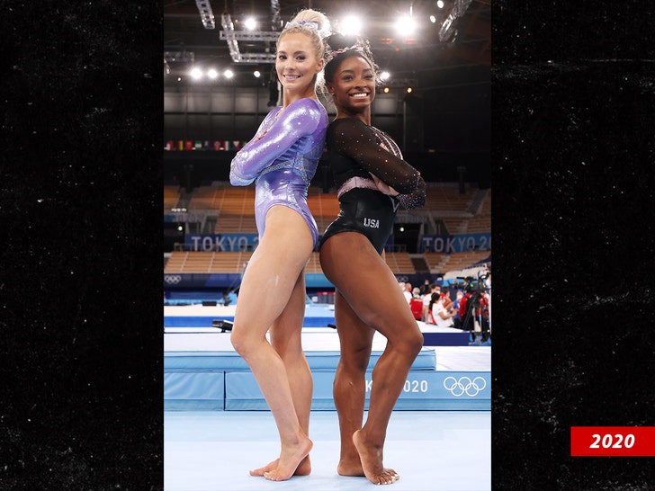 Simone Biles and MyKayla Skinner