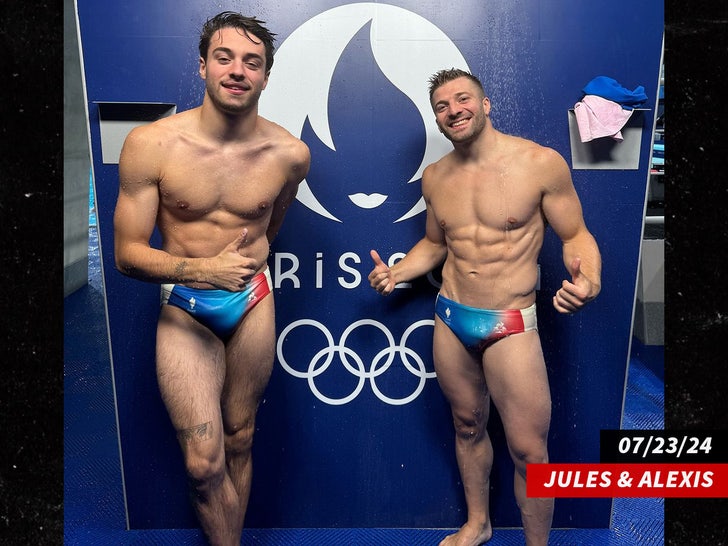 Jules and Alexis Jandard Olympic swimmers