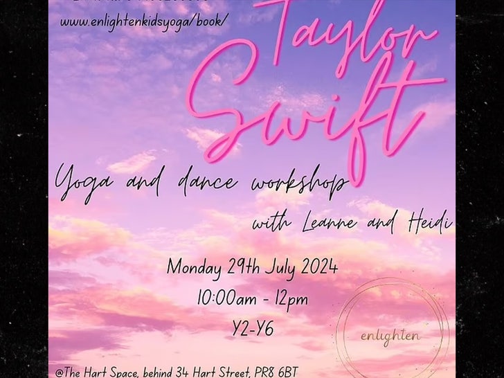 taylor swift sub event flyer