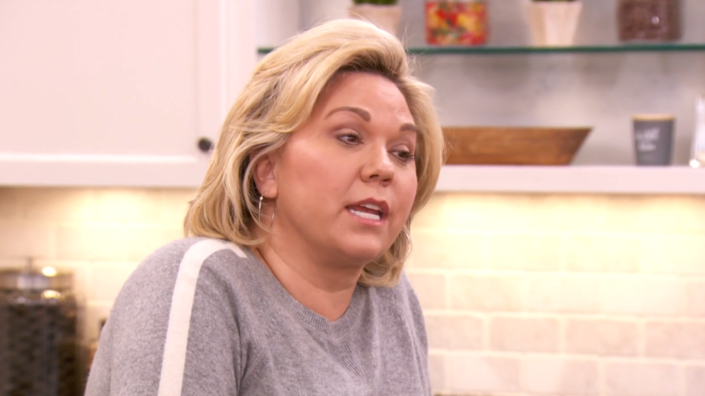 Julie Chrisley looks angry on Chrisley Knows Best.