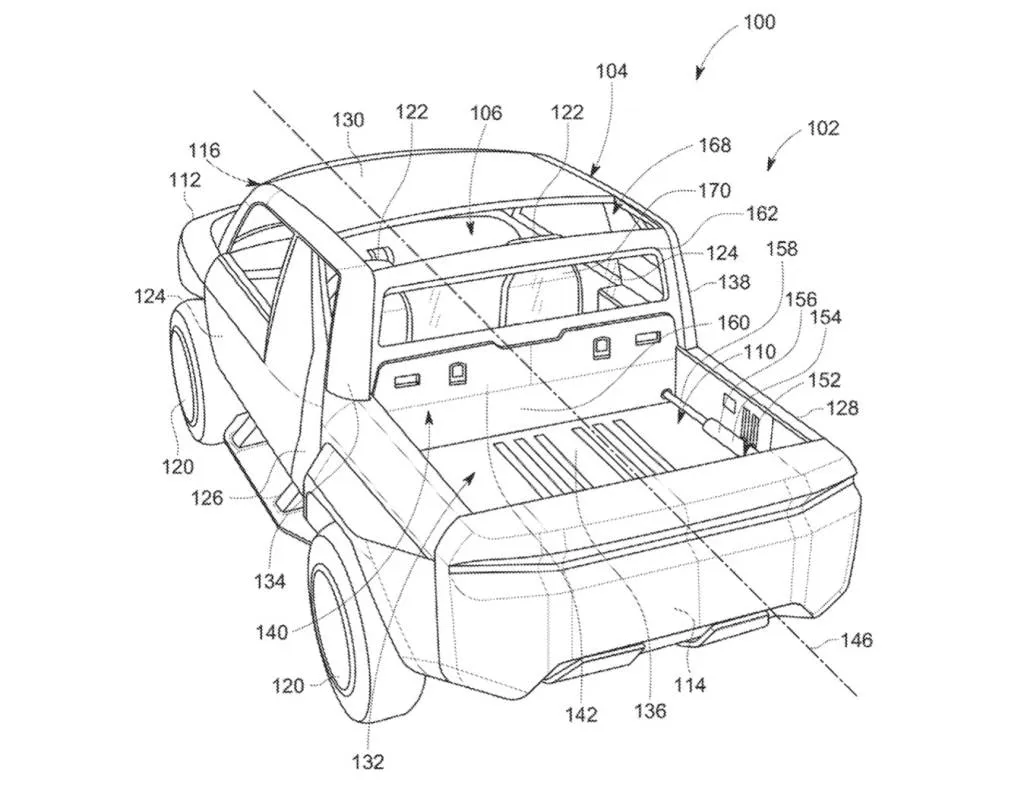 Honda mid-gate patent image