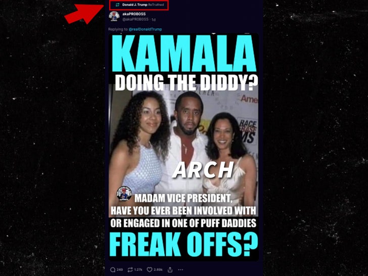 kamala harris diddy freakoffs social truth