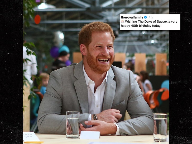 prince harry 40th birthday post royal family insta 1