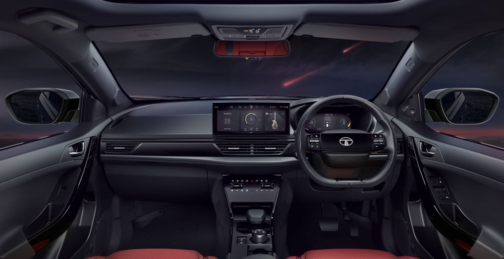 Tata Nexon EV Dark Red Interior