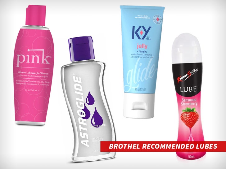 Recommended lubricants for brothels