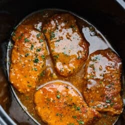 honey garlic pork chops