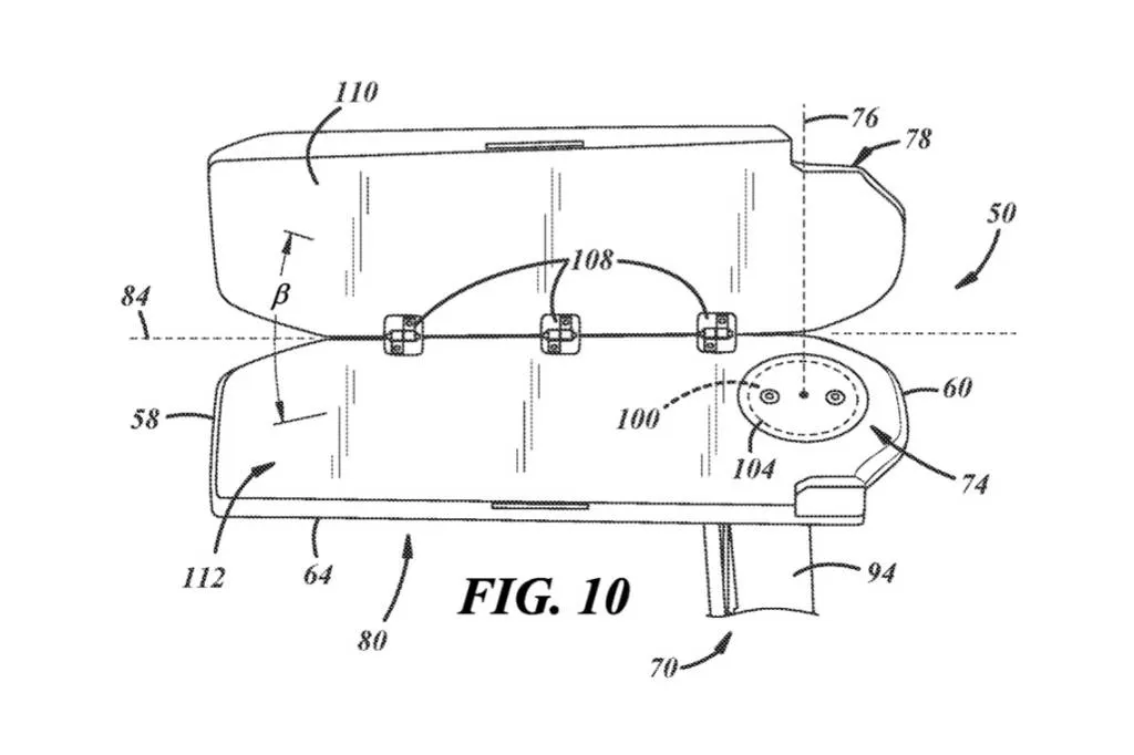 Stellantis Front Seat Table Patent Image