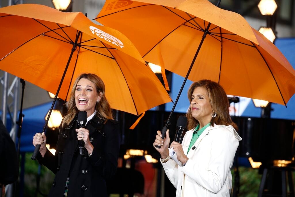 NBC anchors Savannah Guthrie and Hoda Kotb 