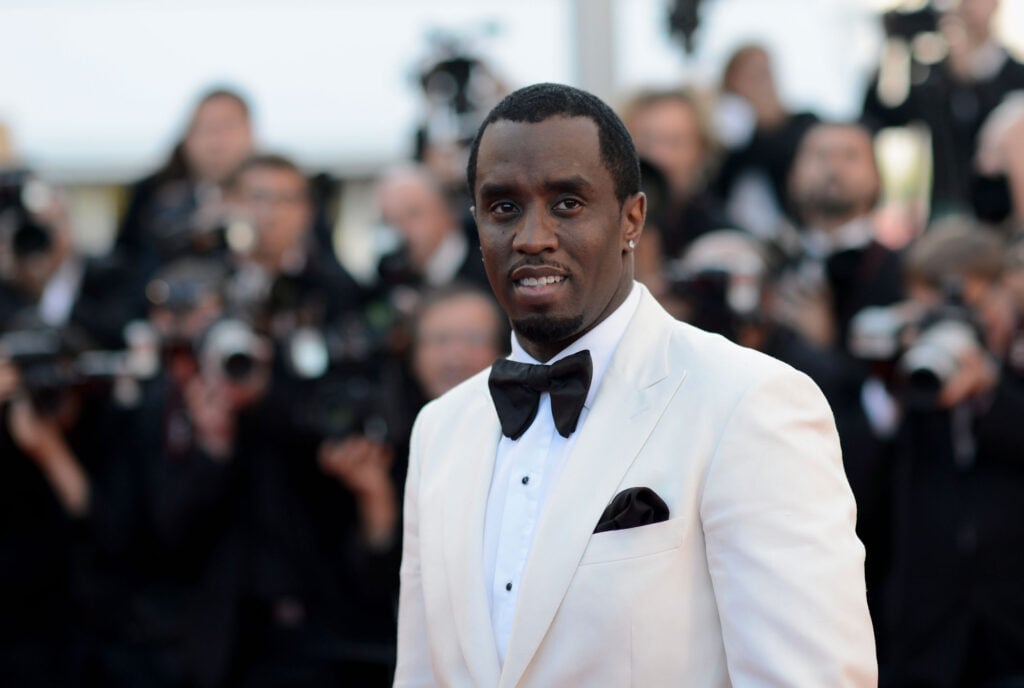 Sean Combs attends the premiere of 'Killing Them Softly' during the 65th Annual Cannes Film Festival at the Palais des Festivals on May 22, 2012 in Cannes, France. 