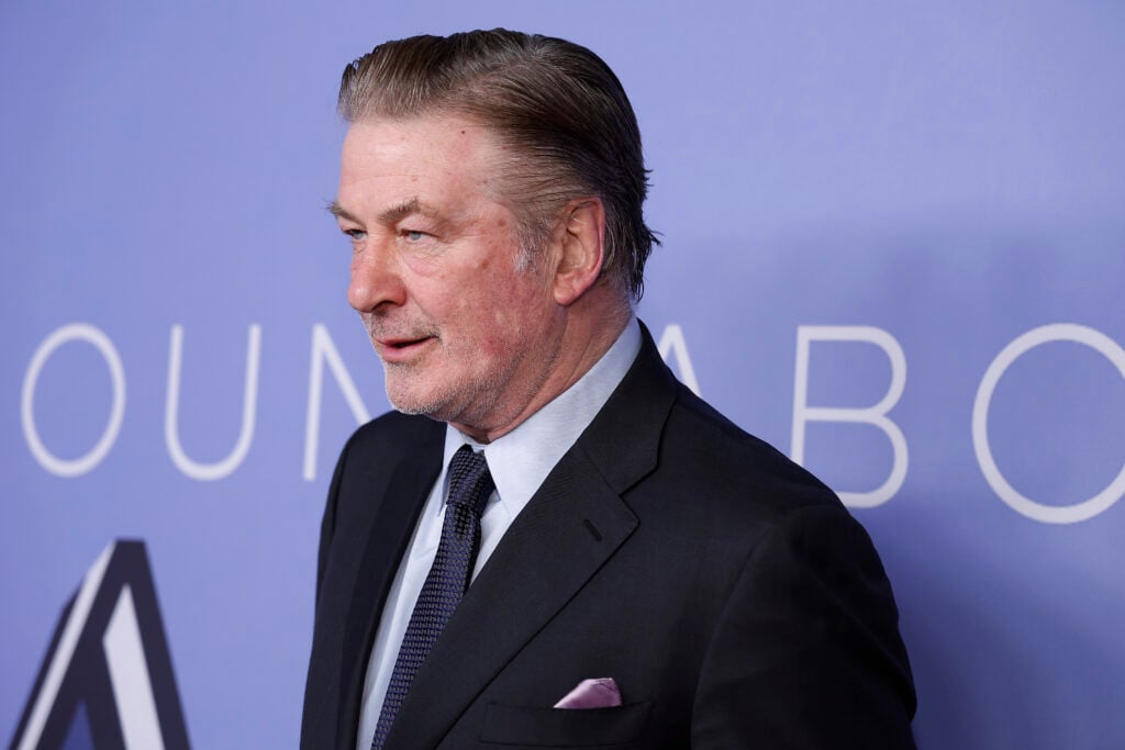 Alec Baldwin attends The Roundabout Gala 2023 at The Ziegfeld Ballroom on March 6, 2023 in New York City. 