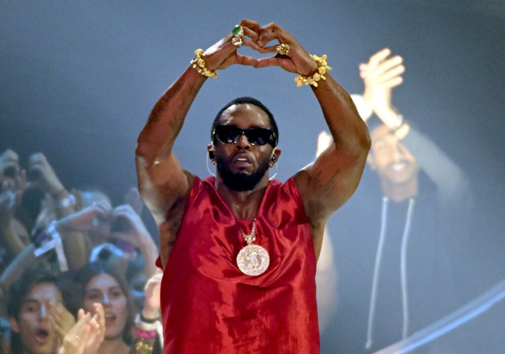 Diddy performs on stage during the 2023 MTV Video Music Awards at the Prudential Center on September 12, 2023 in Newark, New Jersey. 