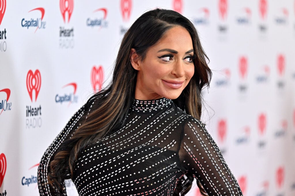 Angelina Pivarnick attends iHeartRadio z100's Jingle Ball 2023 presented by Capital One at Madison Square Garden on December 8, 2023 in New York City. 