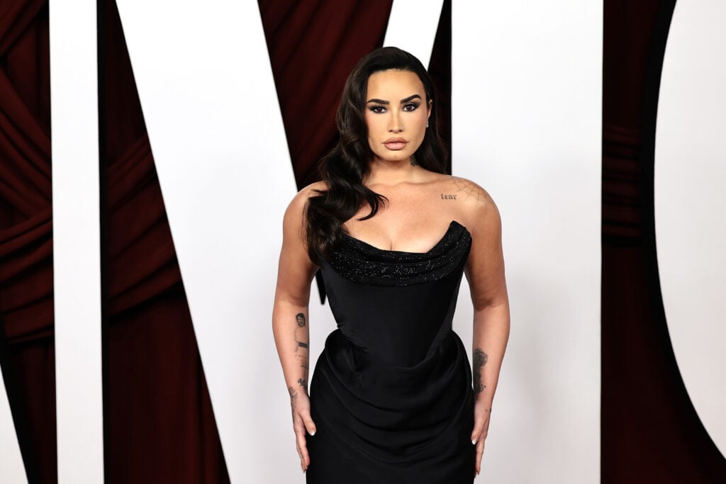 Demi Lovato attends Glamor Women of the Year at the Times Square EDITION Hotel on October 8, 2024 in New York City. 