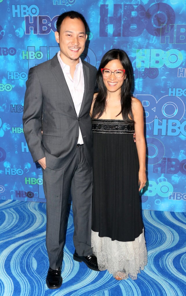 Ali Wong and Justin Hakuta attend the Official HBO 2016 Emmy Party at The Plaza at Pacific Design Center on September 18, 2016 in Los Angeles, California.  