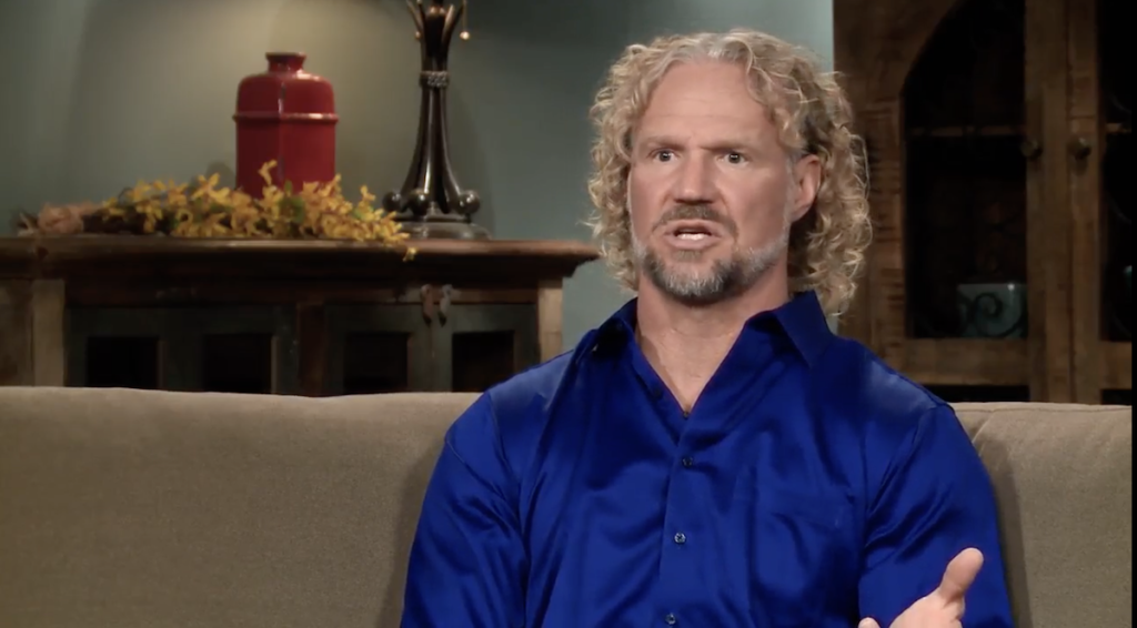 Kody Brown shows his angry side on an episode of Sister Wives on TLC. 