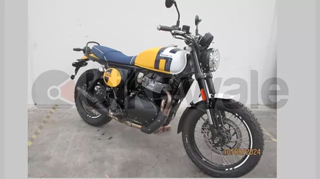 Production-ready model of the Royal Enfield Bear 650 leaked