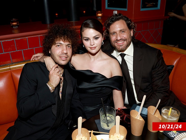 benny blanco selena gomez and edgar ramirez getty 2