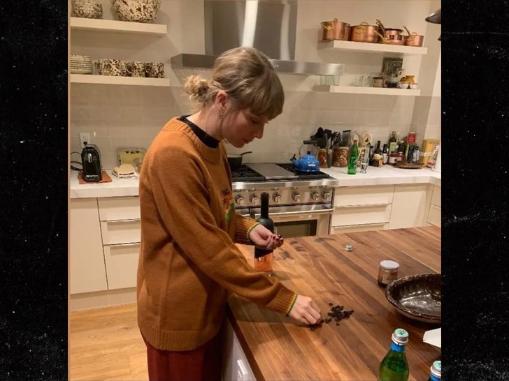 taylor swift in the kitchen insta 1