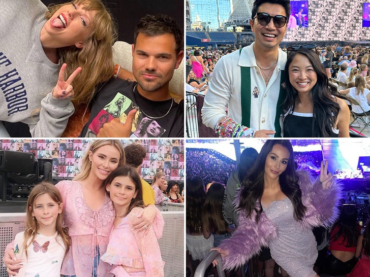 Celebrities at Taylor Swift's 'The Eras' Concert