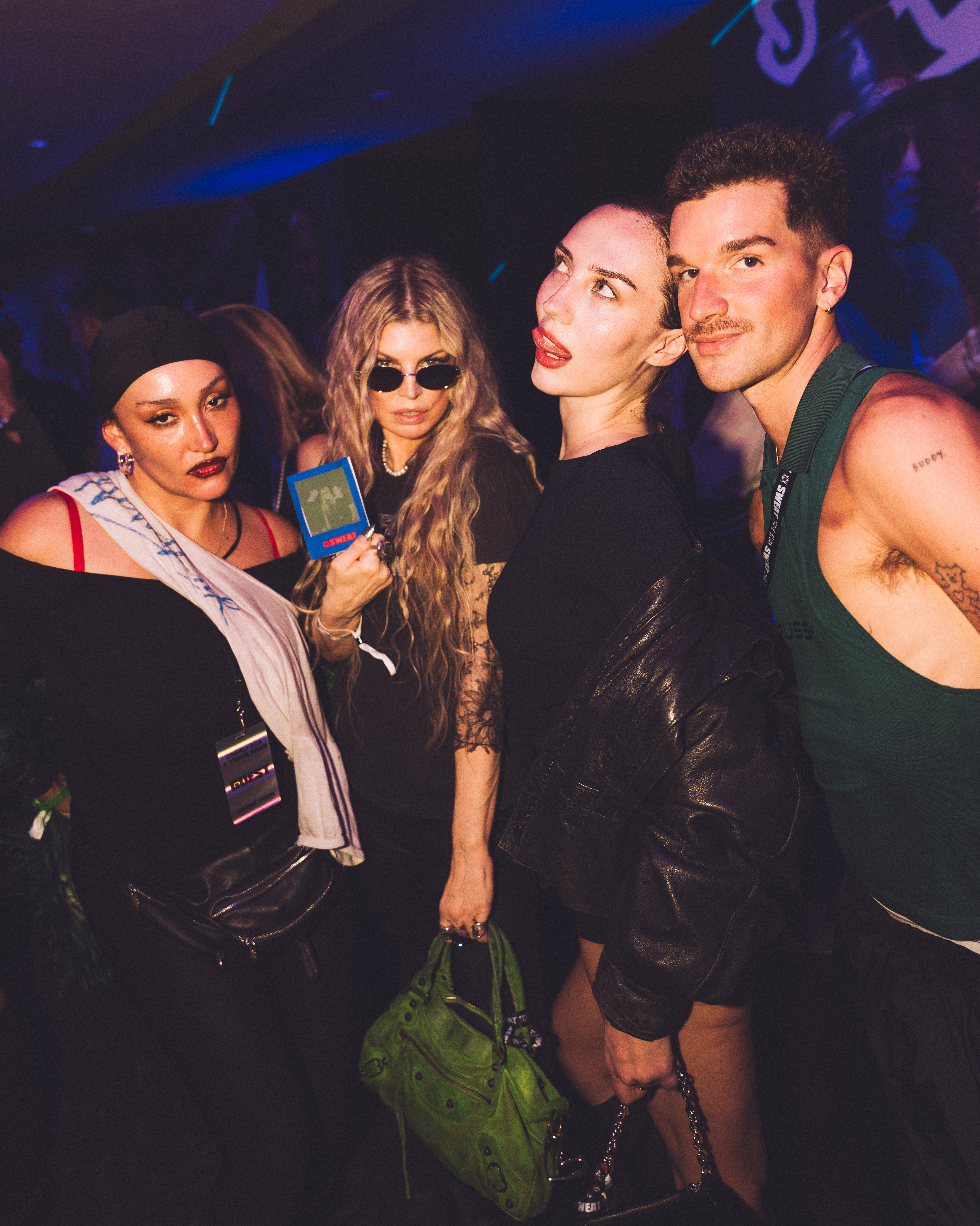 Lil Mama Lani, Sydney Carlson and Drumaq partying with Fergie